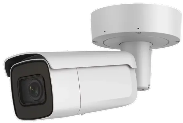 Cámara HD instalada como parte de sistemas de videovigilancia profesionales.